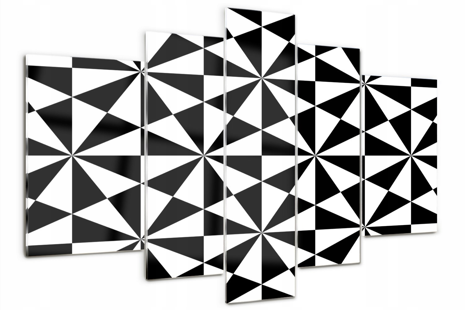 

Foto Obraz szklany tryptyk Geometryczne tło