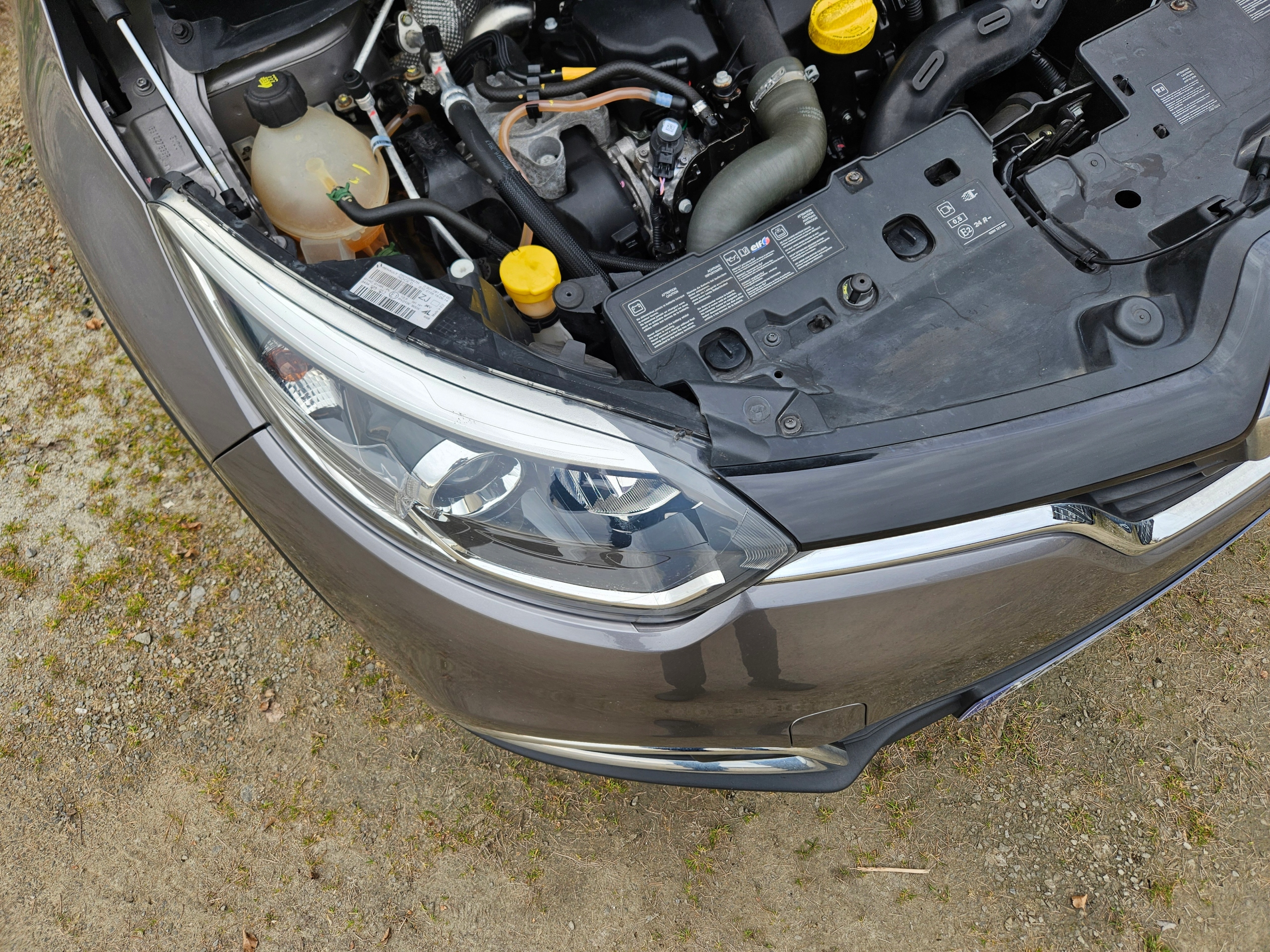 bumper bonnet fender support panel for radiators lights RENAULT CAPTUR and 2013- BIXNK