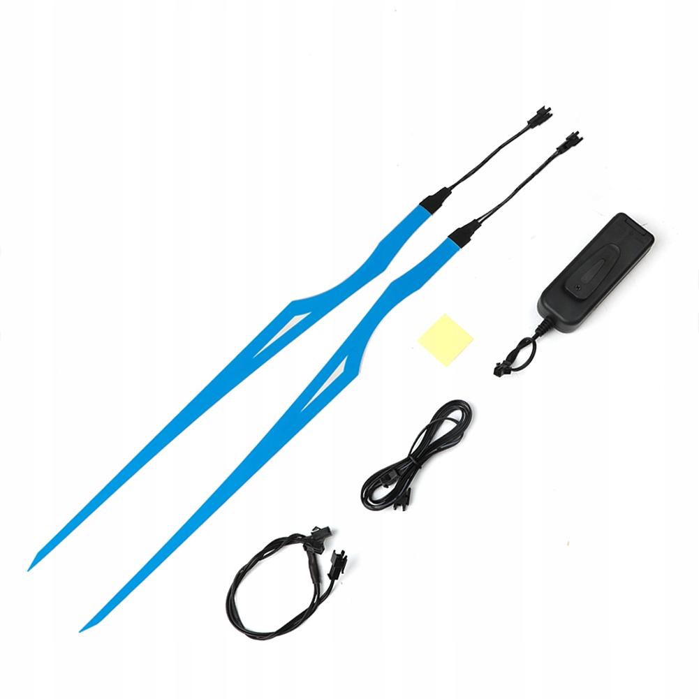 2 шт. мотоциклетный шлем свет светодиодные полосы EL холодный