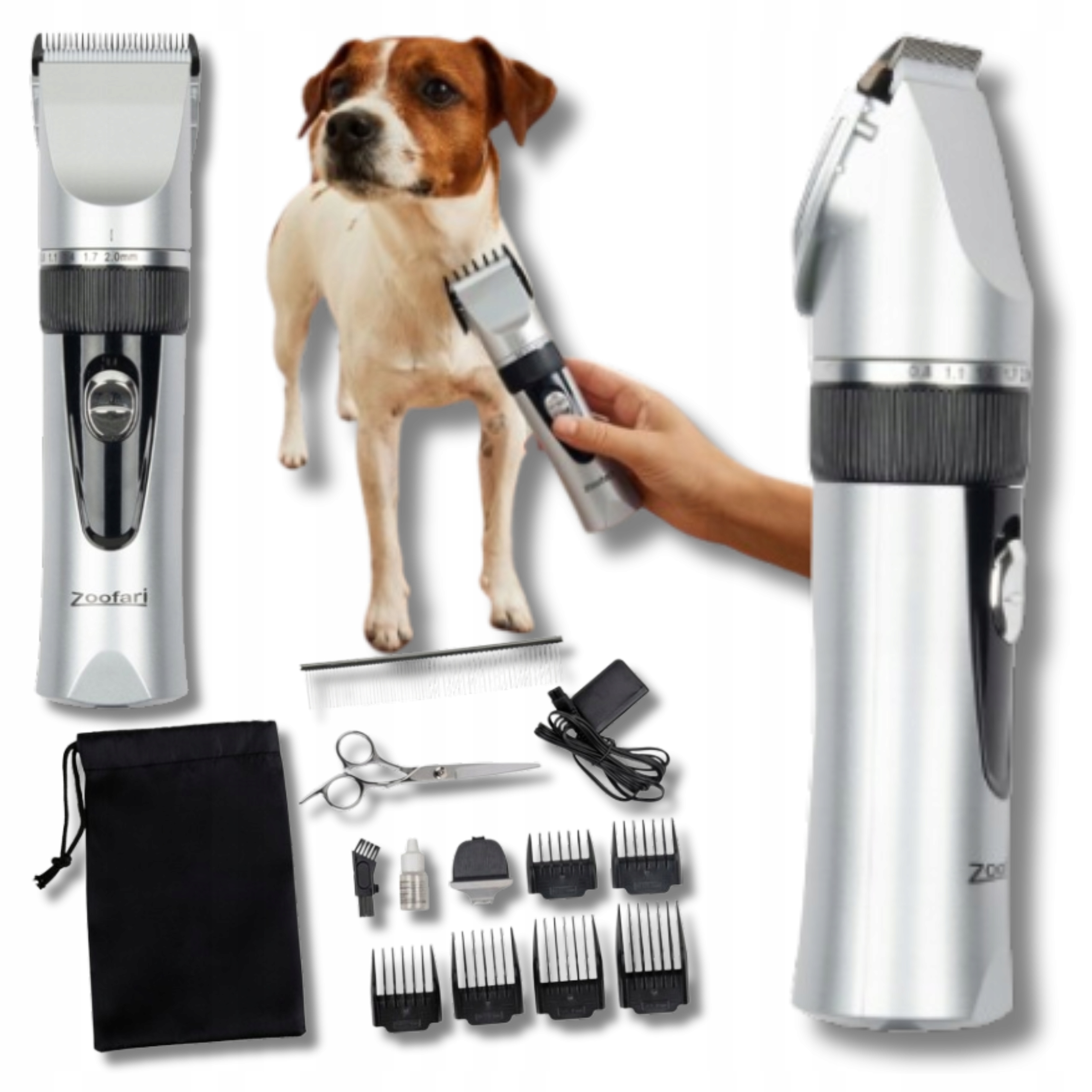 Levně Stroj na stříhání psů a koček Tichý, profesionální stroj