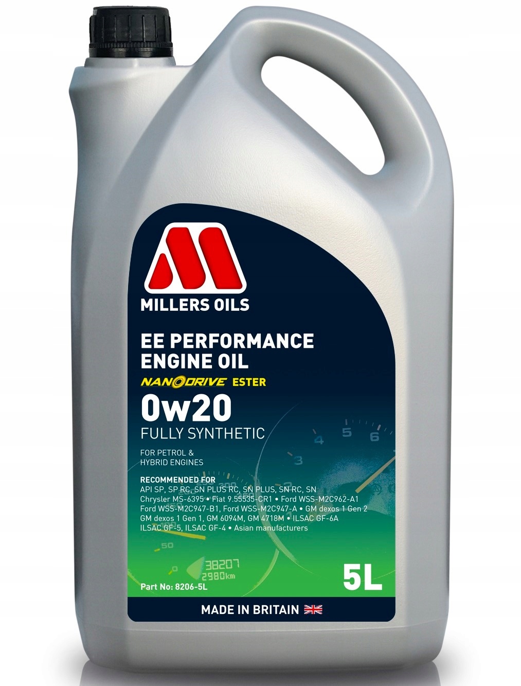 Olej silnikowy syntetyczny Millers Oils Ee Performance 0W20 5L