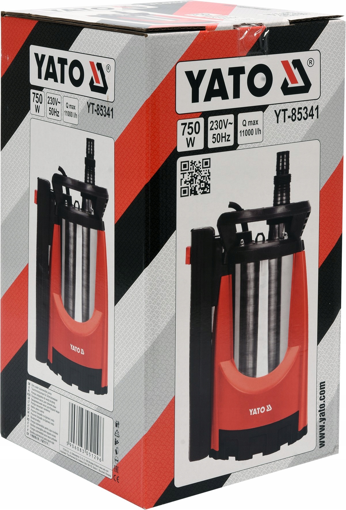 POMPA ZATAPIALNA INOX 750W Moc 750 W