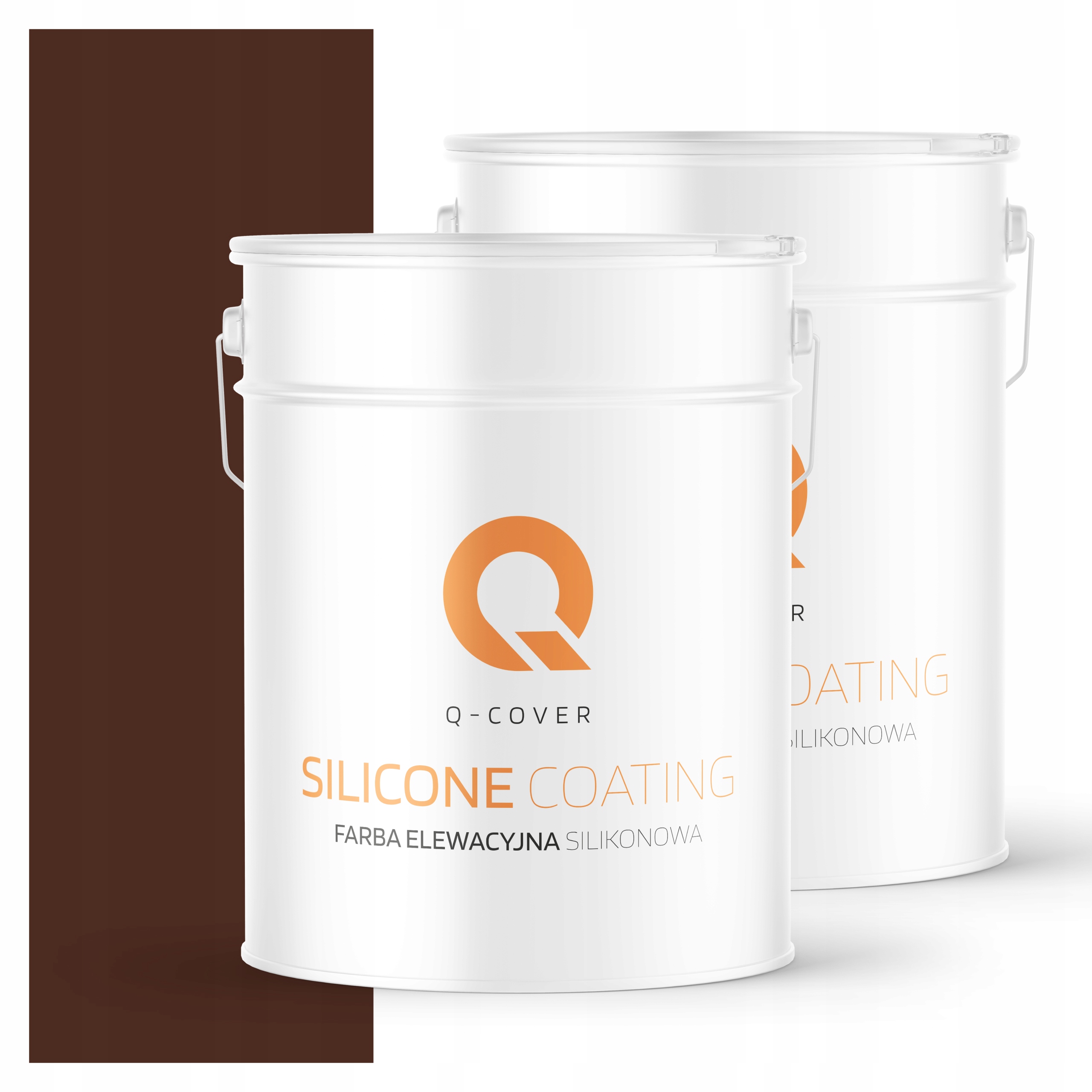 Fasádna farba Fasádová 10L Silikónová Uv farba Mahagónová hnedá