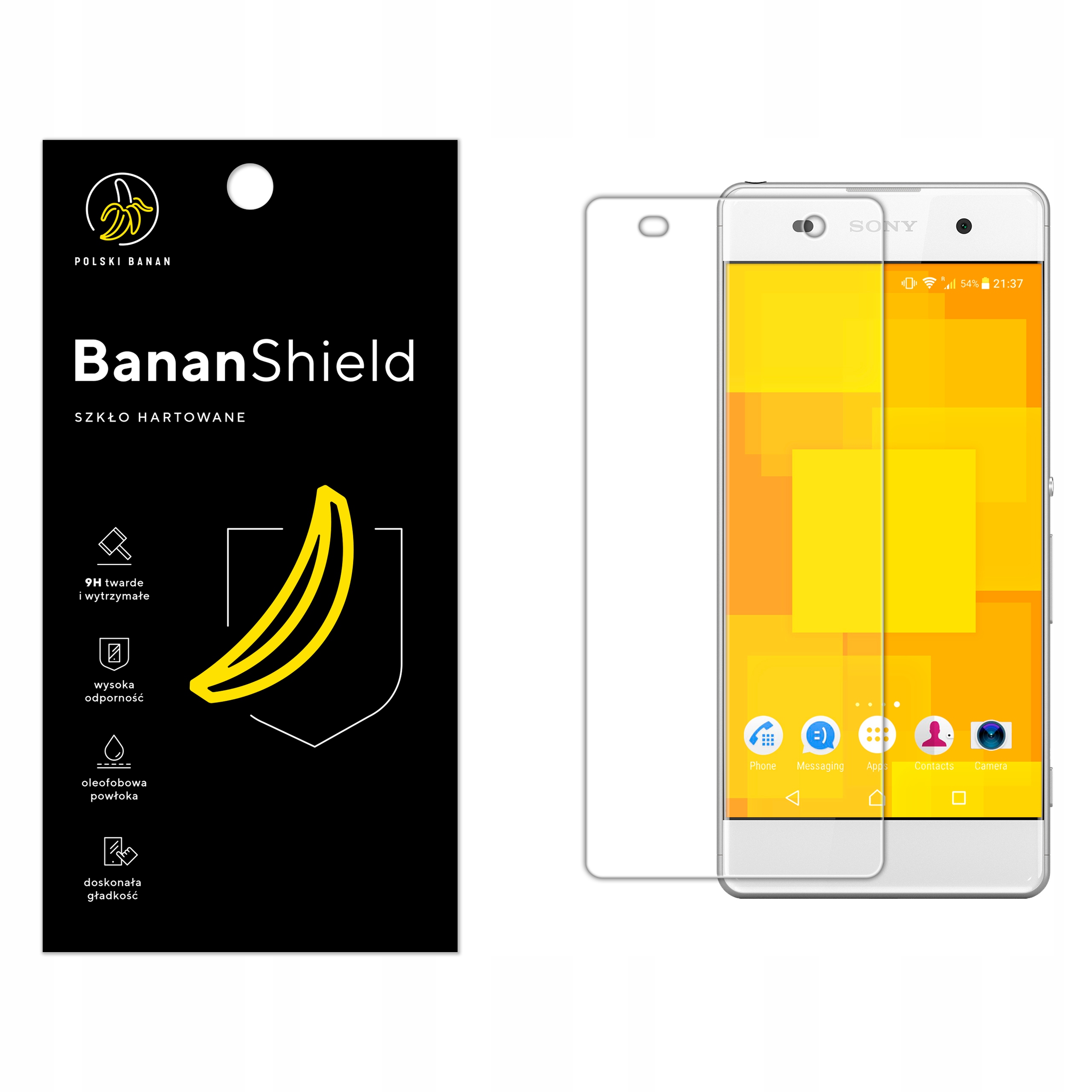 

Szkło Hartowane Polski Banan 9H do Sony Xperia Xa