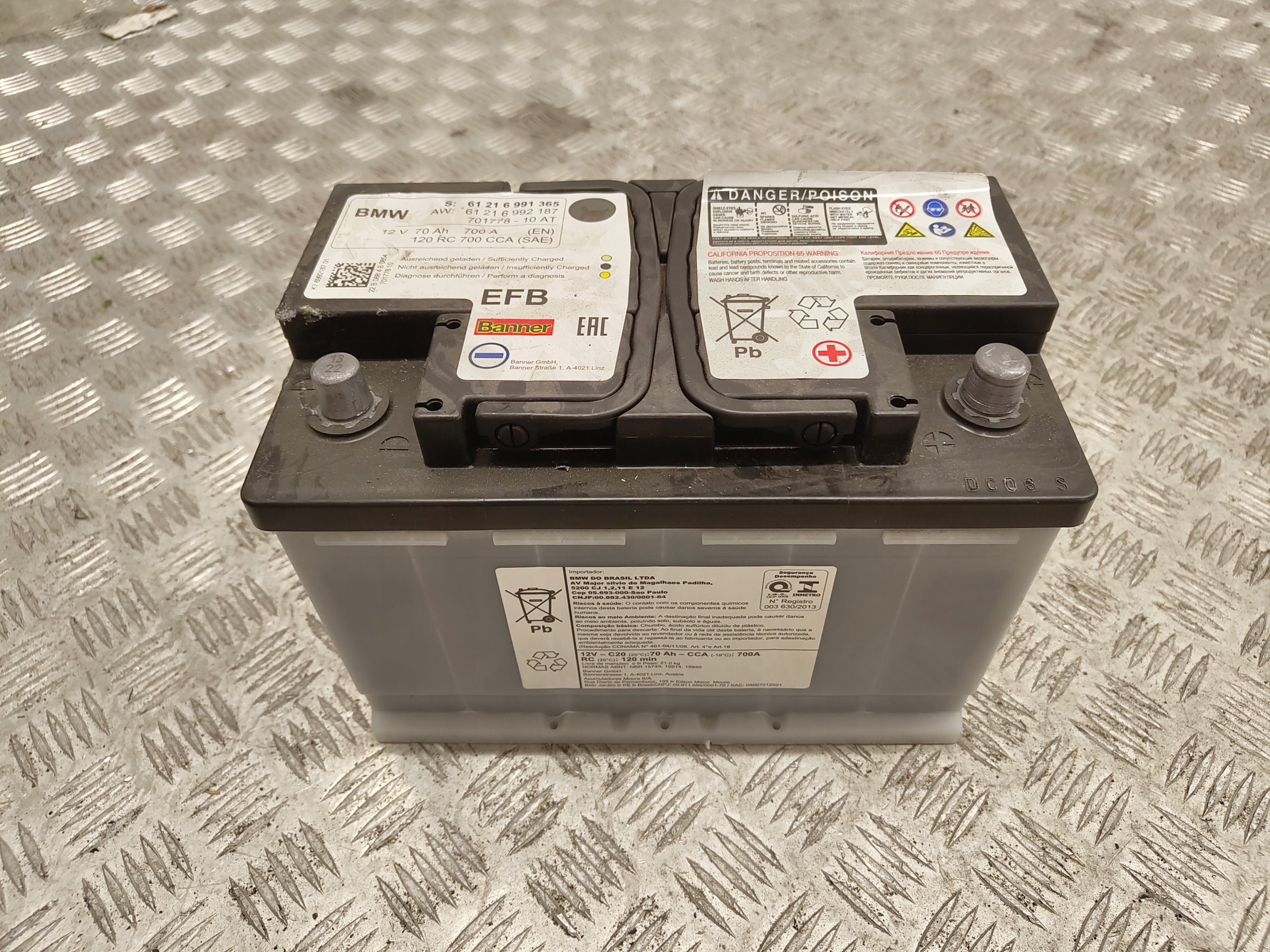 BMW AKUMULATOR EFB 6991365 6992187 700A 70AH