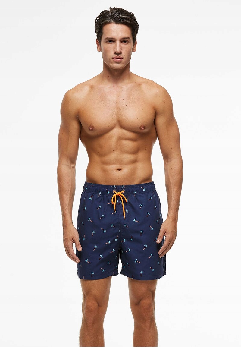 KĄPIELÓWKI MĘSKIE SZORTY SPODENKI DRZEWO KOKOS L Marka Papilio