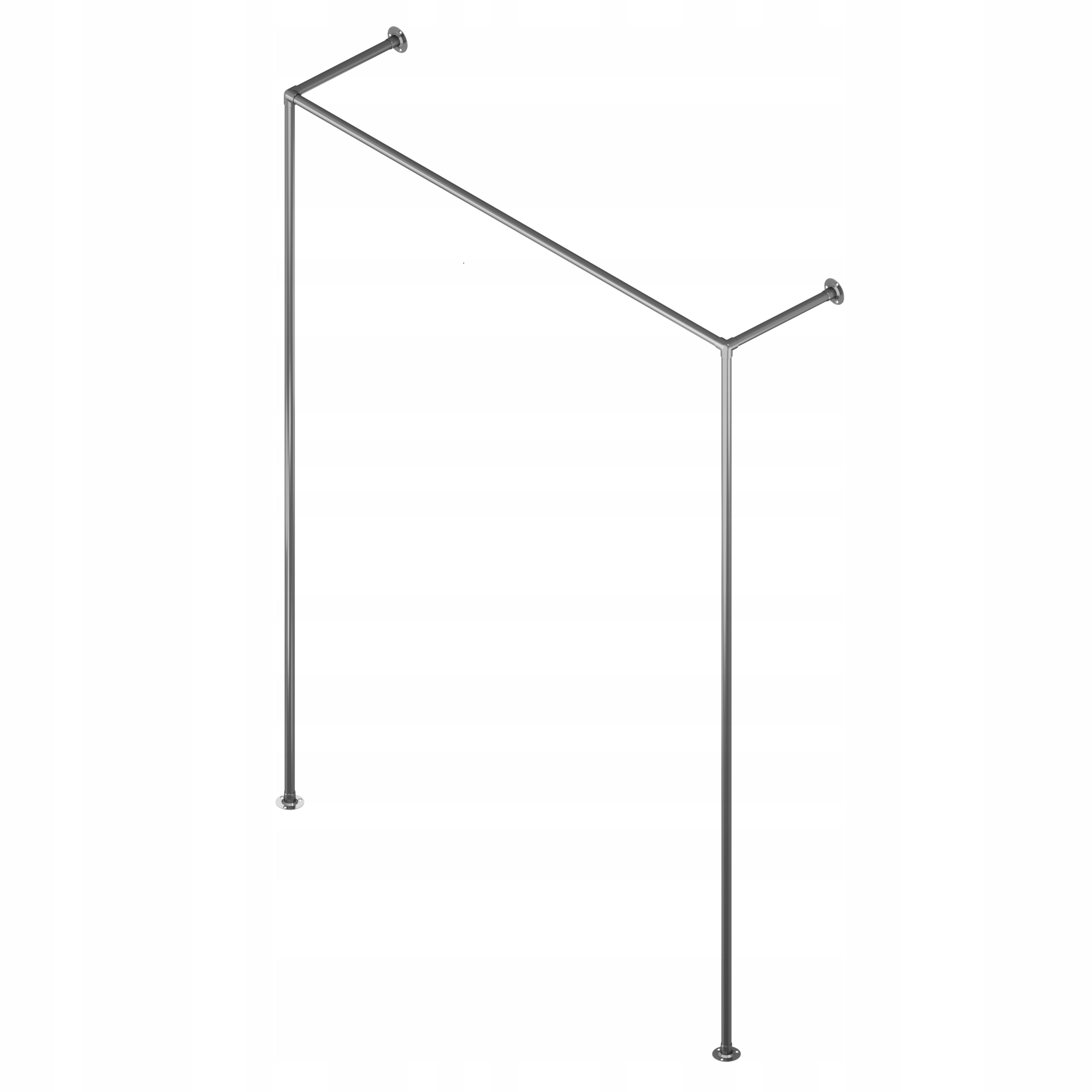 Věšák Na Oblečení Loft 203x150 cm 25 mm Hotse Grafit