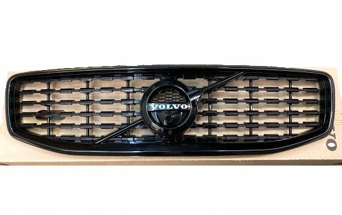 Volvo S60 III maska chladiče přední atrapa černá Black Edition Oe