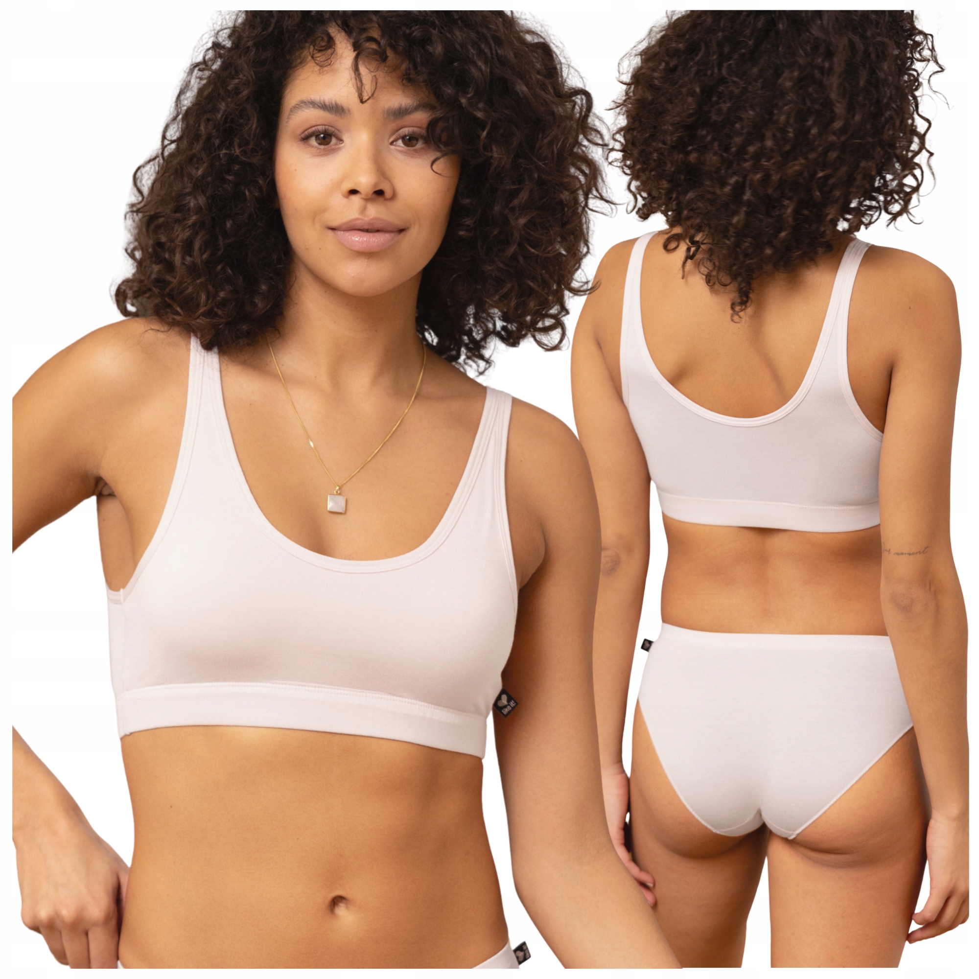Braletková podprsenka s pohodlným přírodním materiálem Nvc Bralette Like It M