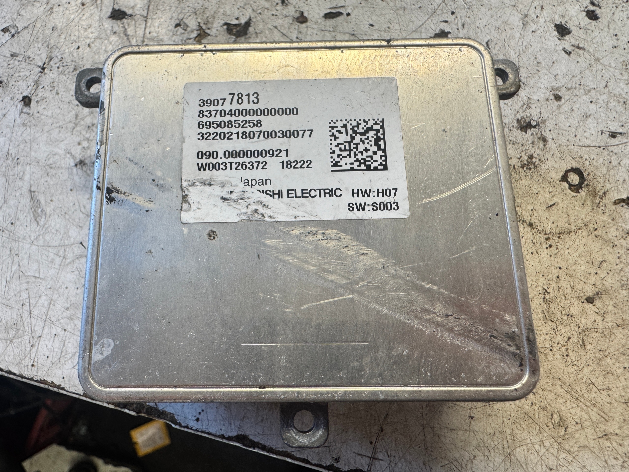 OPEL ASTRA K module lights front FULL LED control unit INTELLILUX 39077813