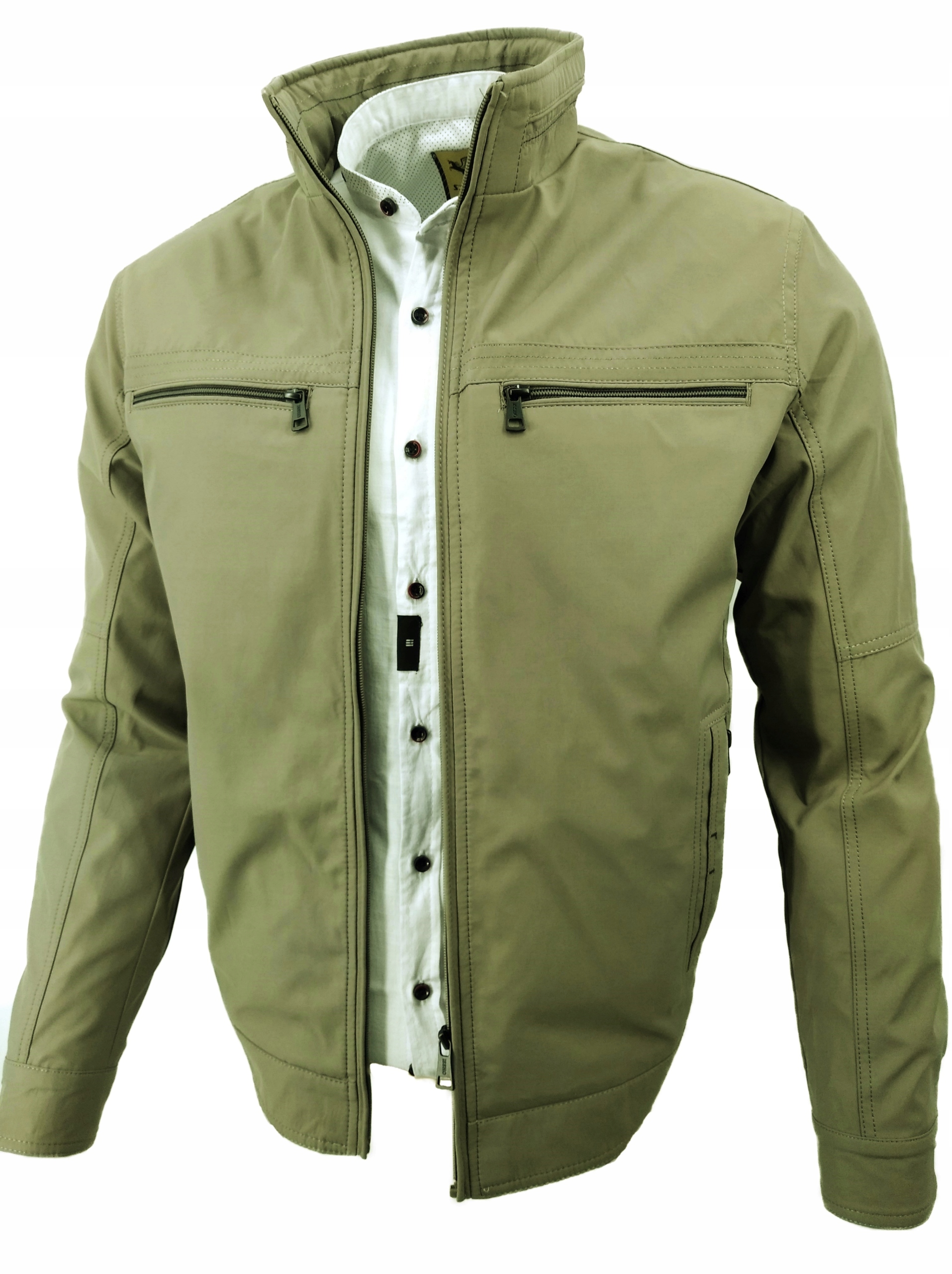 Pánská Světlá Béžová Přechodová Bunda 6316 L