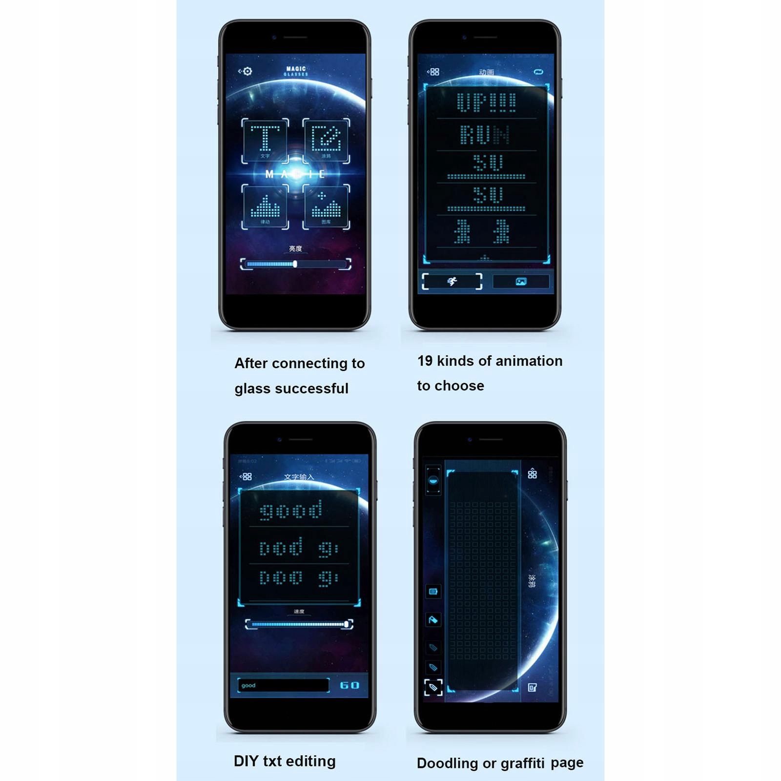 cosplay anime bluetooth żółty Wzór dominujący mix wzorów