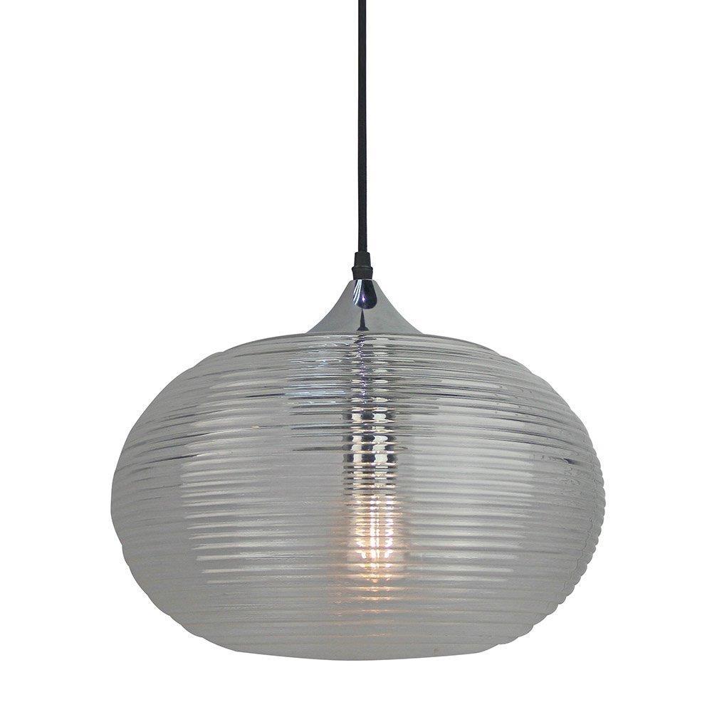 V-tac Závesné svietidlo séria diamond cut dymové sklo fi330 mm VT-7350-HB