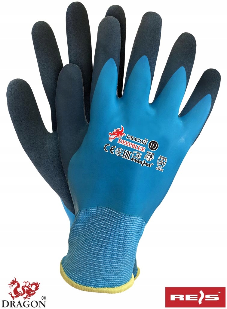 

Rękawice Robocze Reis Dragon Deepblue 11