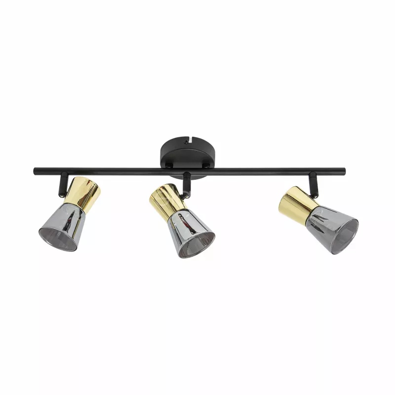 Elegantný stropné svietidlo s nastaviteľnou hlavou sklenené tienidlá Cento predsieň