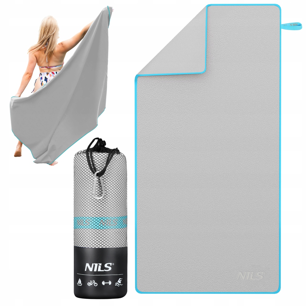 Ręcznik Szybkoschnący Sportowy Z Mikrofibry Na Siłownie Fitness 180x100 cm