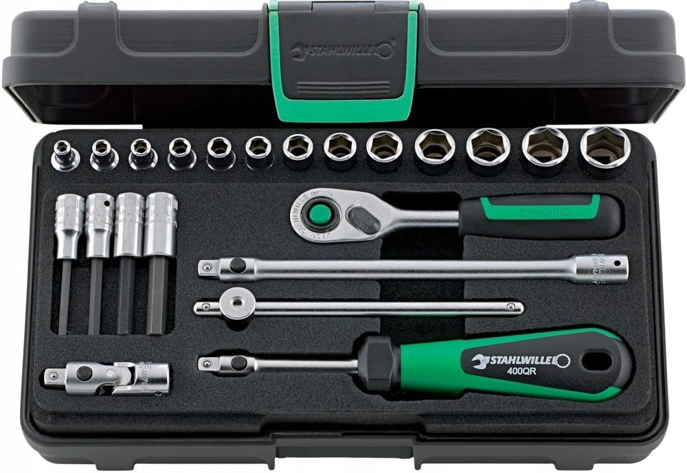 Sada vymeniteľných nástavcov 1/4" 40/44/17/5QR 22-dielna Stahlwille