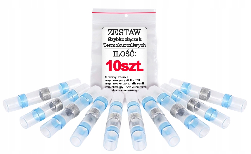 

Szybkozłączka termokurczliwa z cyną 1.5 2.5 mm²