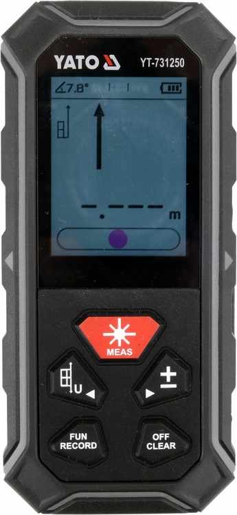 Yato YT-731250 Laserový Dálkoměr Obousměrný 2X100 M