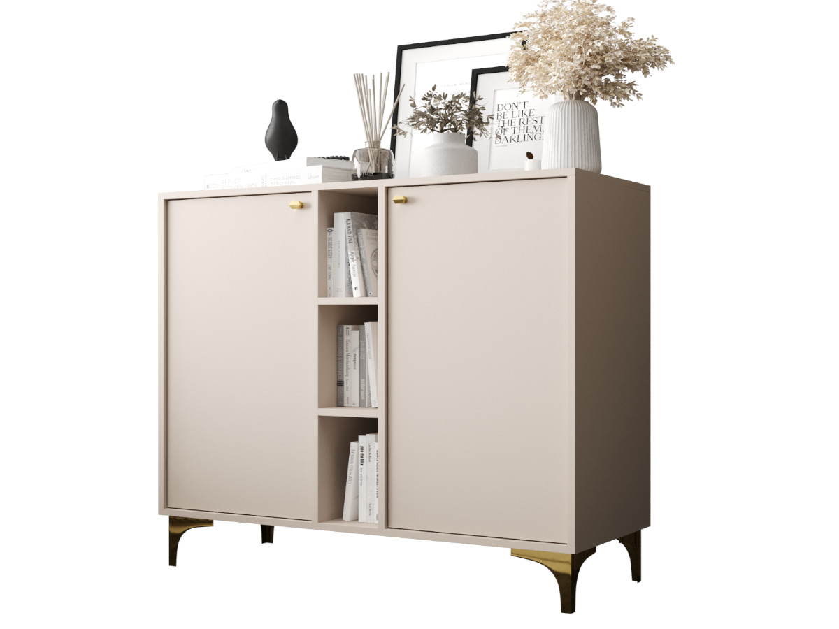 Komoda 2-dvéřová 100x94x41 Regálová skříňka, nábytkový systém Orient LT1-07 O-sofa