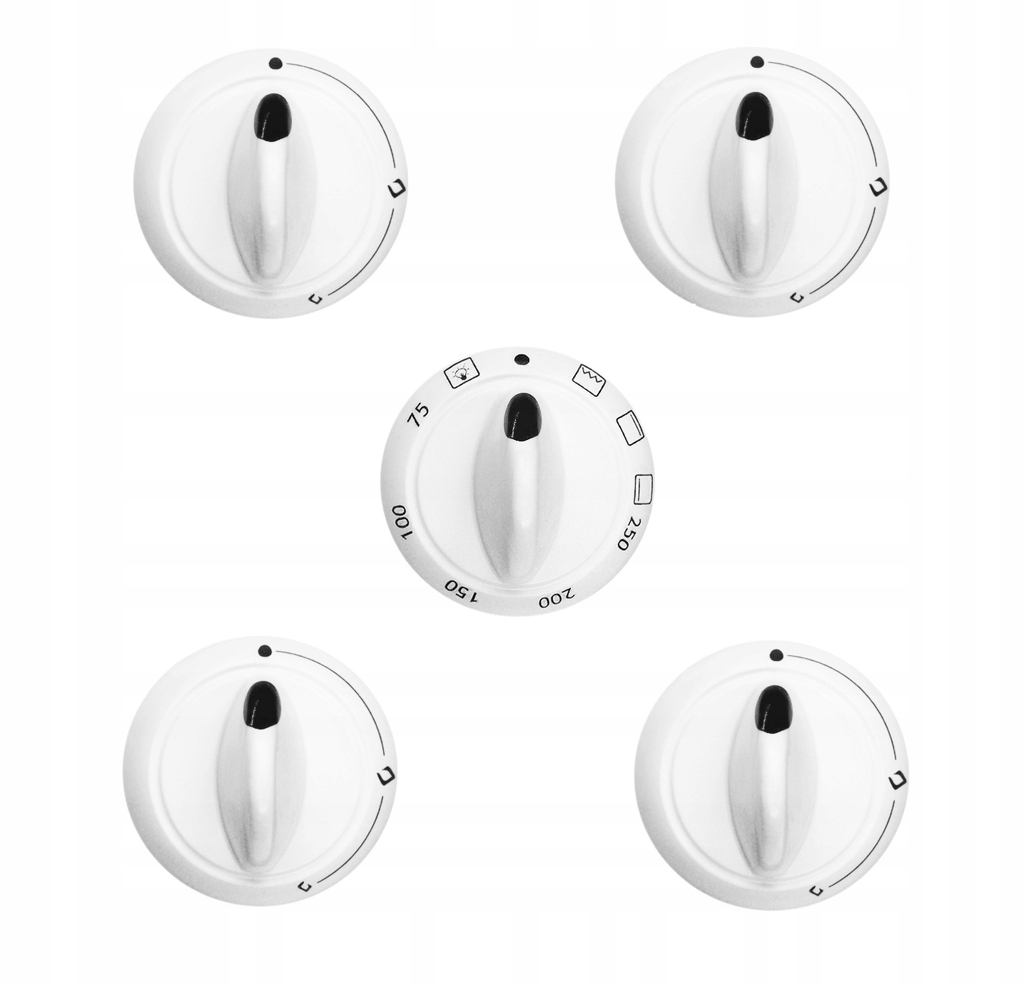 Pokrętła Kuchenki Beko Pokrętło Kuchni Komplet 5SZ