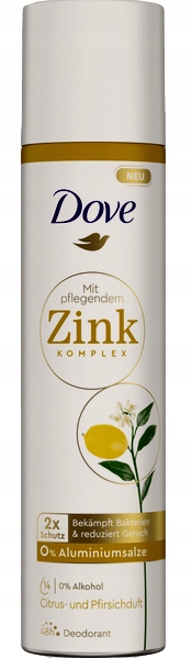 DOVE ANTIPERSPIRANT SPREJ CITRUS-PFIRSICHGUFT 100 ML ORIGINÁL Z NEMECKA