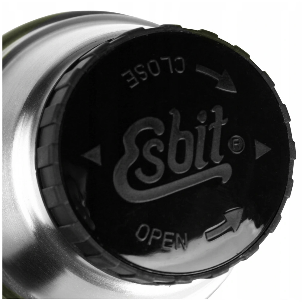 TERMOS ESBIT PRÓŻNIOWY STALOWY NA KAWĘ HERBATĘ VACUUM 1L OLIWKOWY Materiał stal nierdzewna