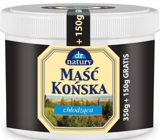 

Maść Końska chłodząca Dr.Natura 350g+150g