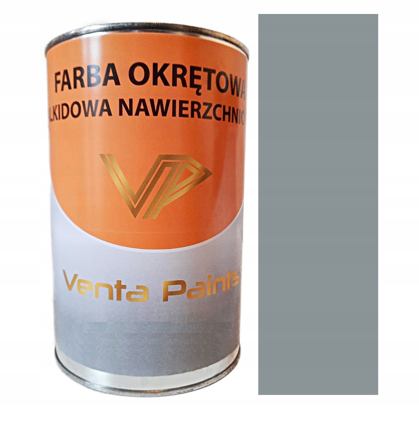 Farba Okrętowa Alkidowa Antykorozyjna Ral 7001 5L