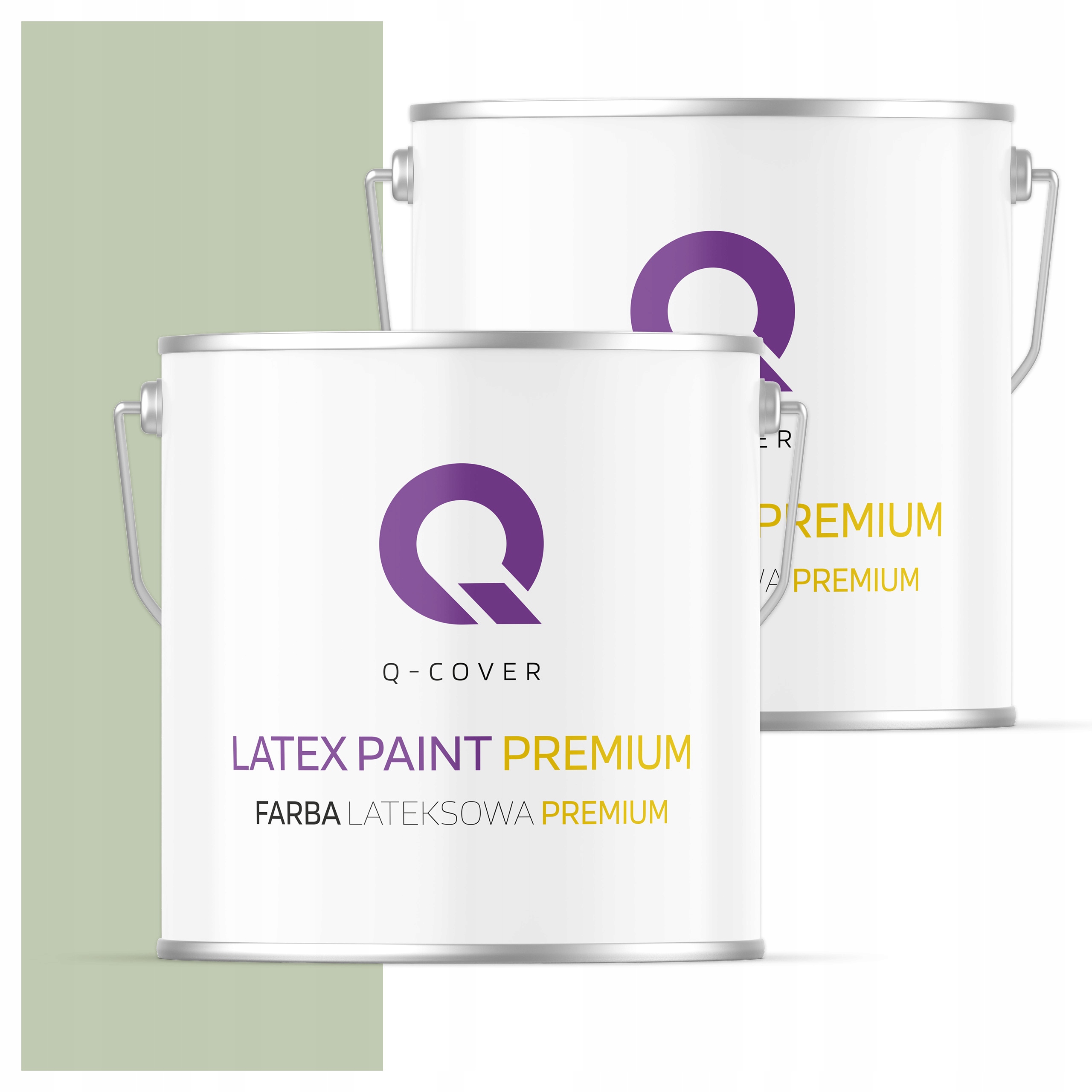 Umývateľná farba na steny stropov 5L Hlboká matná olivová H2055