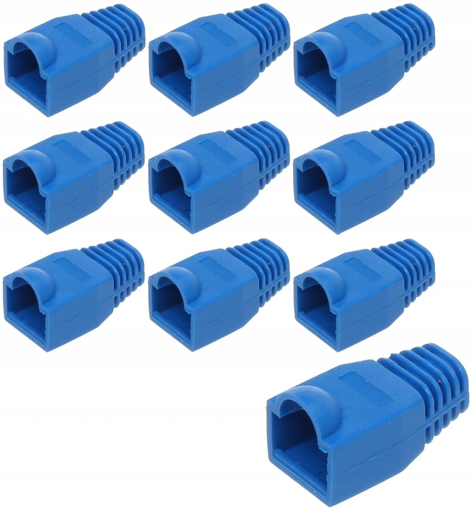 

Osłonka gumowa do wtyku RJ45 10 sztuk niebieskie