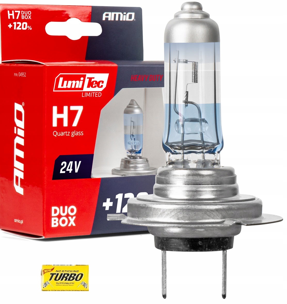 Żarówki halogenowe H7 24V 70W PX26d LumiTec Limited +120% Duo do Autobusu