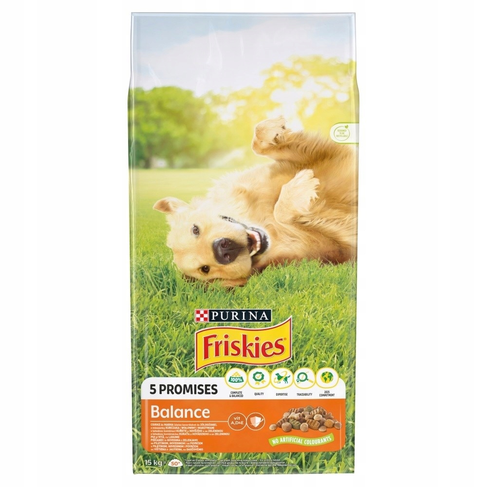 Purina Karma FRITZ Friskies Balance 15 kg kuracie mäso