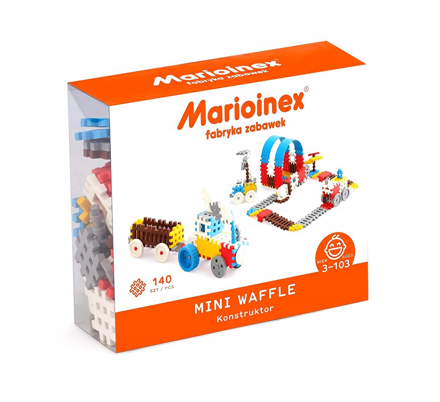 

Klocki Waffle Mini 140 Sztuk Chłopiec (klocki)