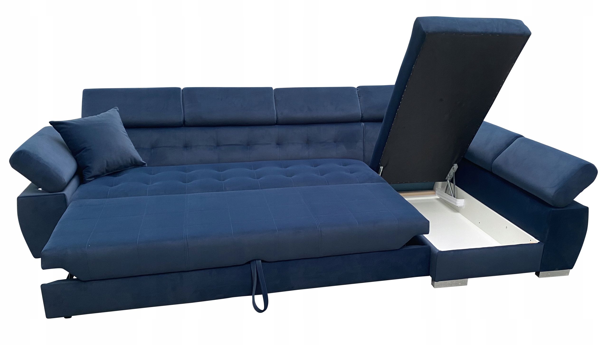 NAROŻNIK ASLAN 3 RUCHOME ZAGŁÓWKI ROZKŁADANY Głębokość mebla 172 cm