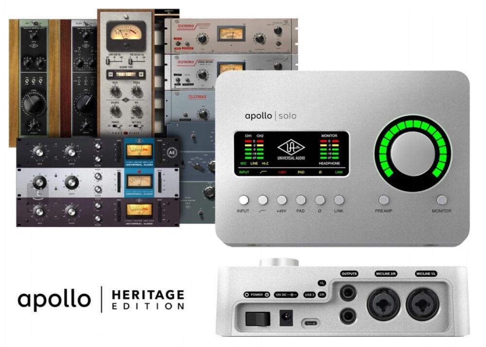 Universal Audio Apollo Solo Usb Heritage Edition