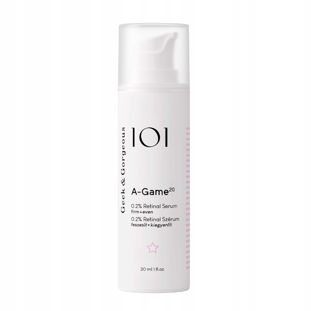 Geek & Gorgeous A-Game 20 protivráskové sérum s retinalem 0,2% 30 ml