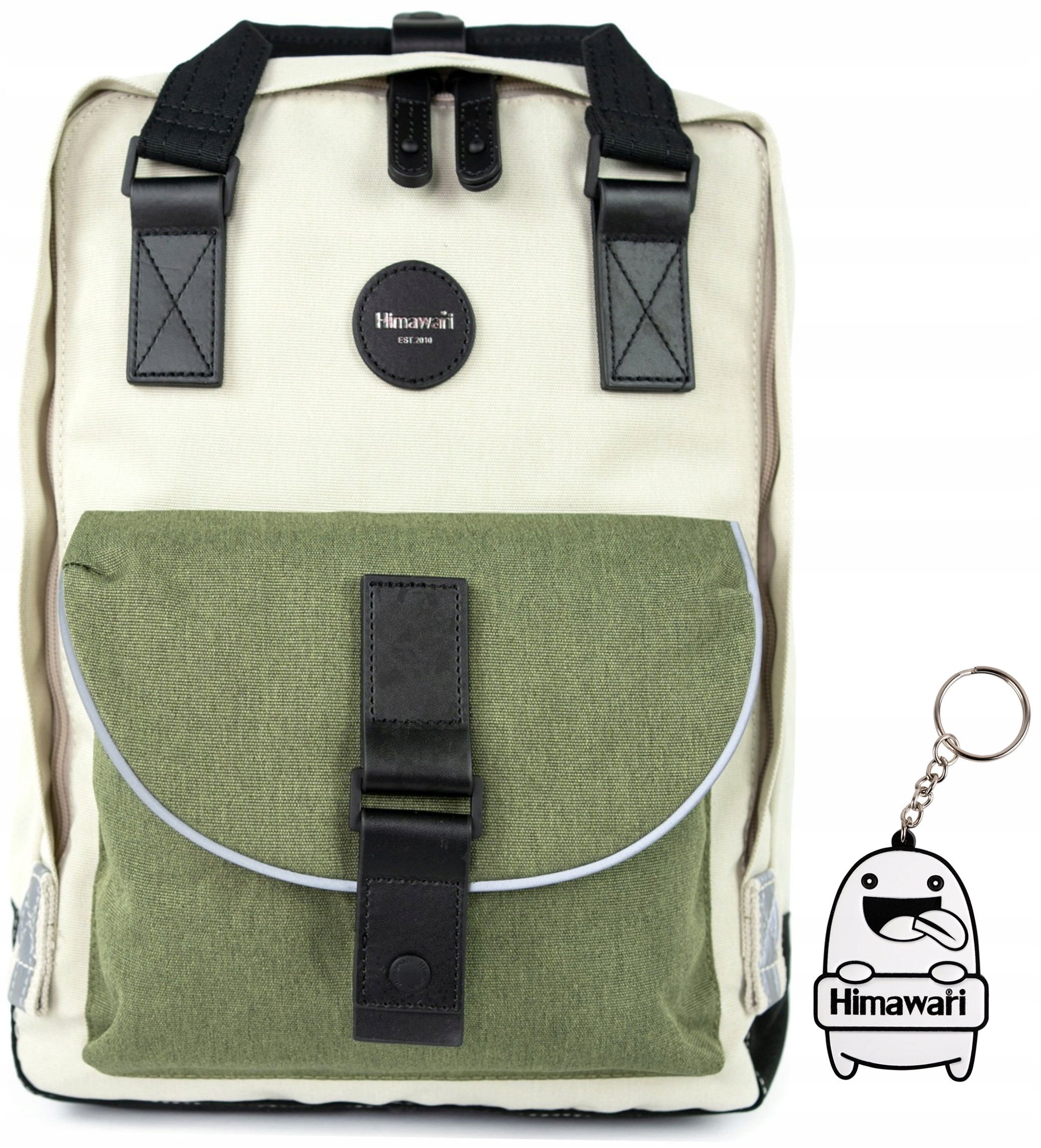 Batoh Himawari Gravel S lehký, multifunkční, voděodolný Ecru