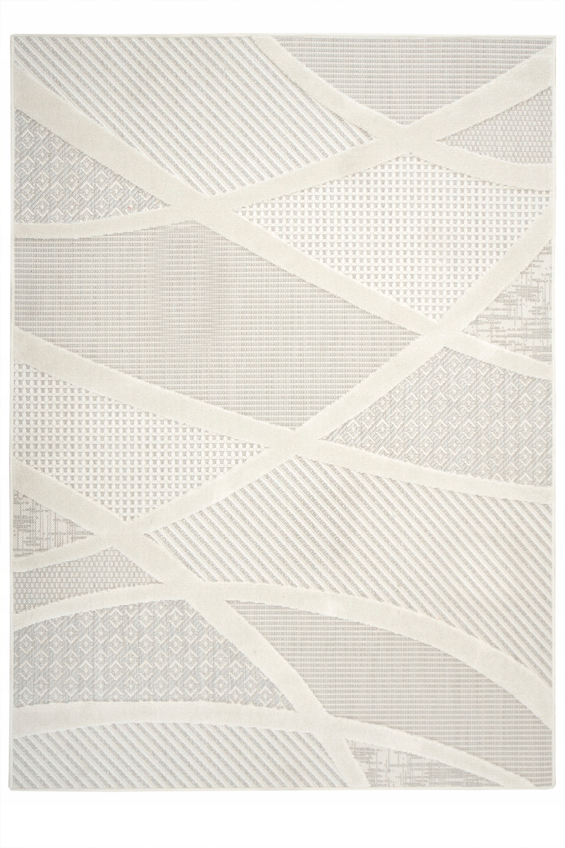 

160x230 cm Dywan Sizalowy W Linie Dwupoziomowy