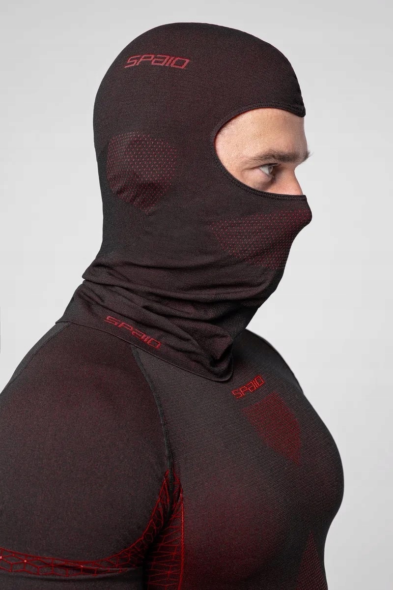 Kominiarka termoaktywna Spaio Breeze Black/Red rozm.S/M