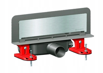 Kessel Nástenný Odtok Scada S Krytom Z Nehrdzavejúcej Ocele, Kompletný