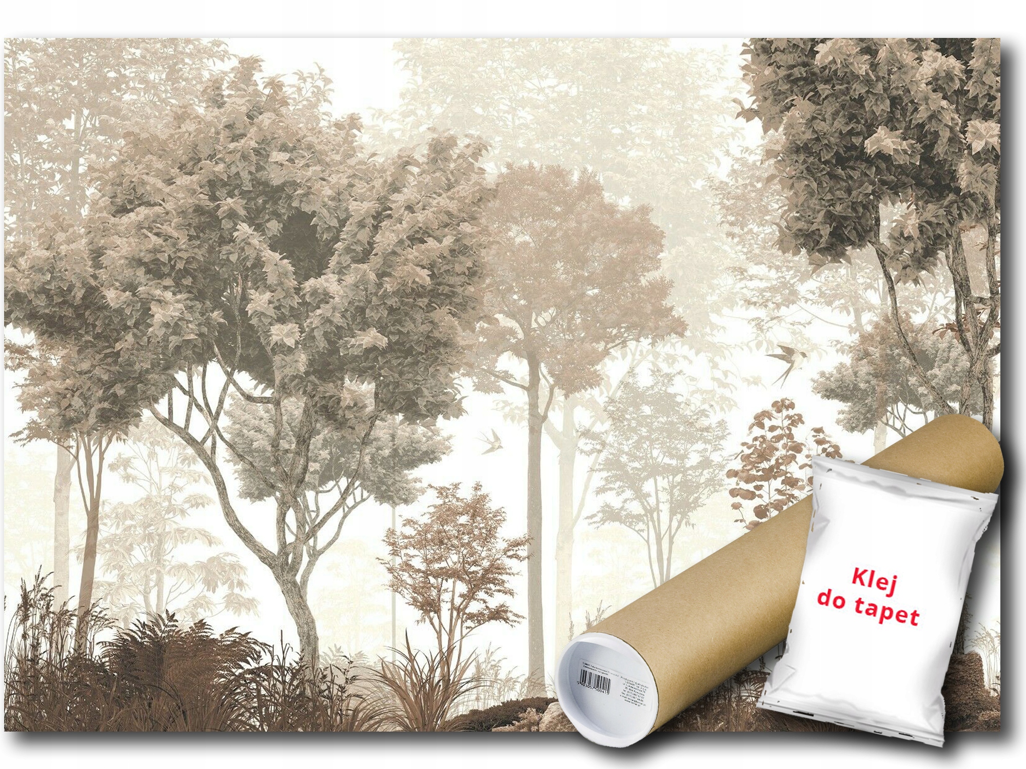 Vinylová Fototapeta Las Park Jeseň 254x184
