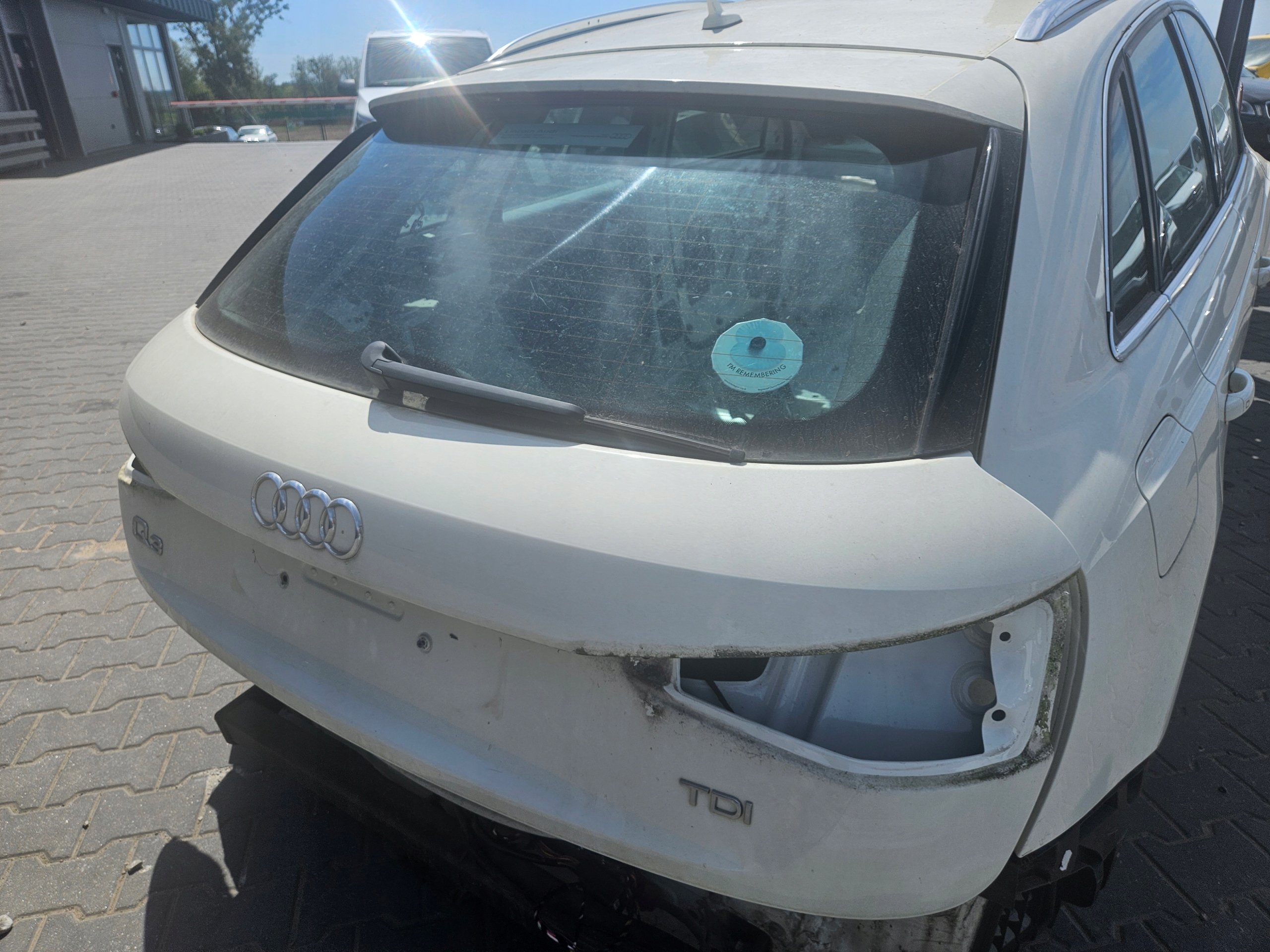 AUDI Q3 8U rear trunk door boot complete colour LY9K