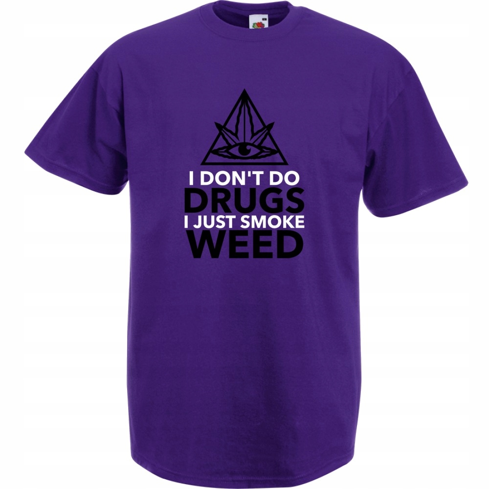 

Koszulka smoke weed 420 joint XL fioletowa