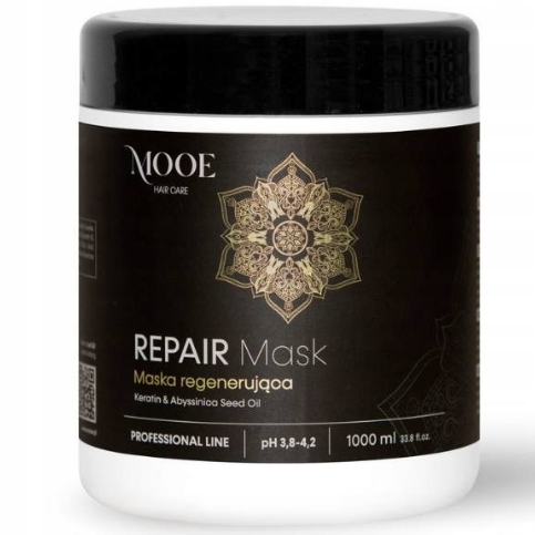 Mooe Repair Regenerační Maska Na Vlasy S Keratinem 1000 ml
