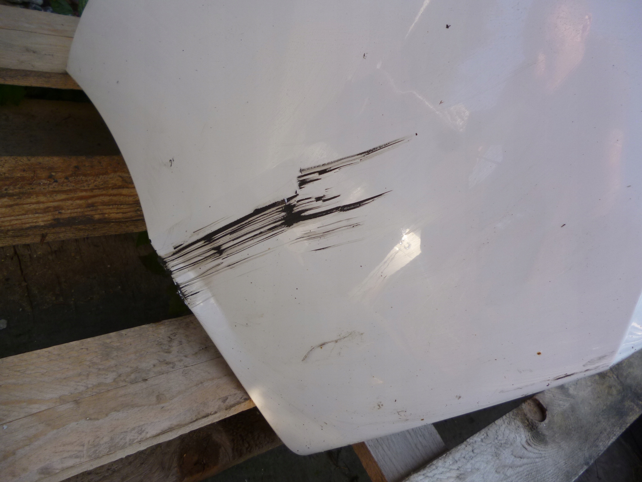 BMW 1 F20 bumper rear part rear BIALY PDC
