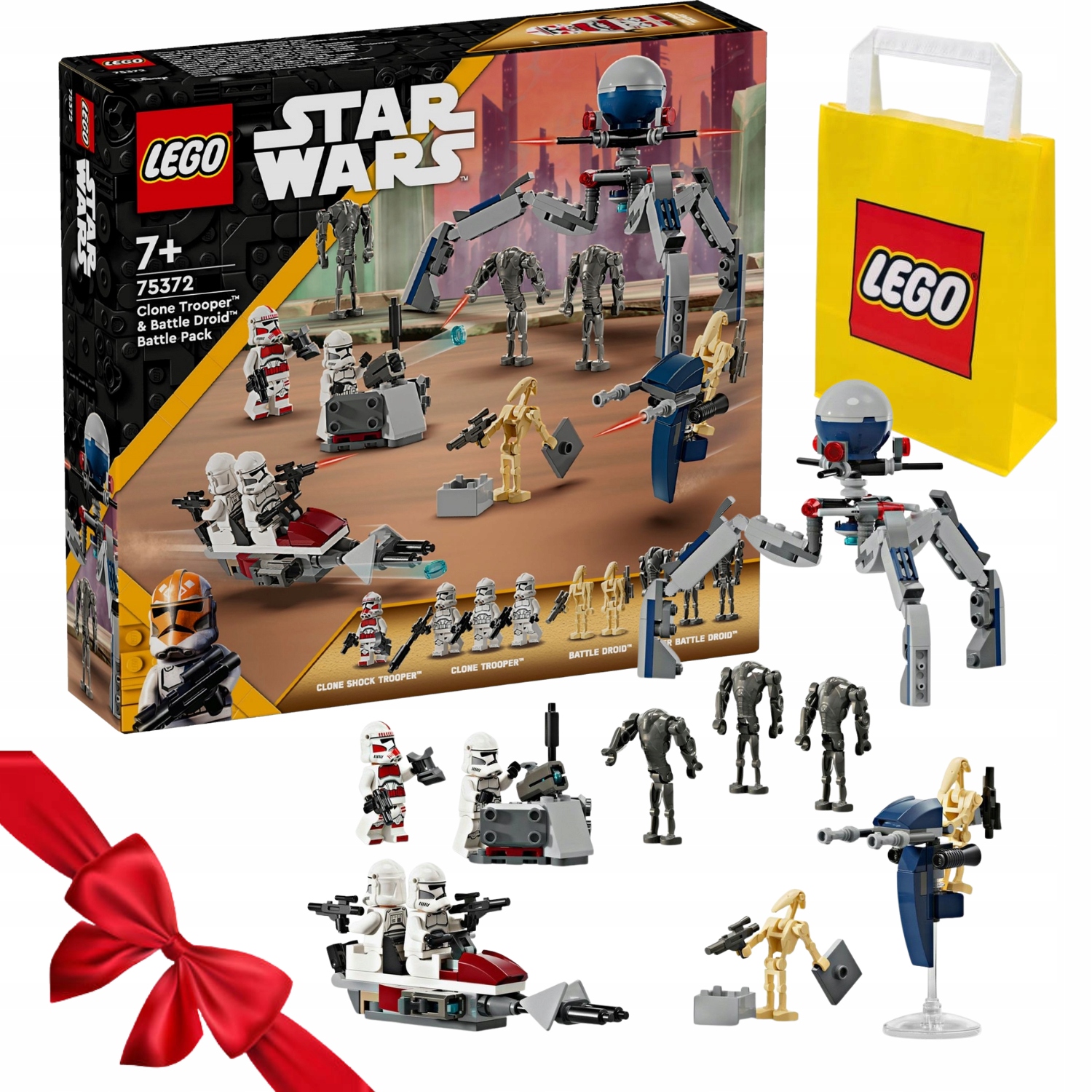 Zestaw Klocków Lego Star Wars 75372 Clone Trooper Battle Droid Battle Pack