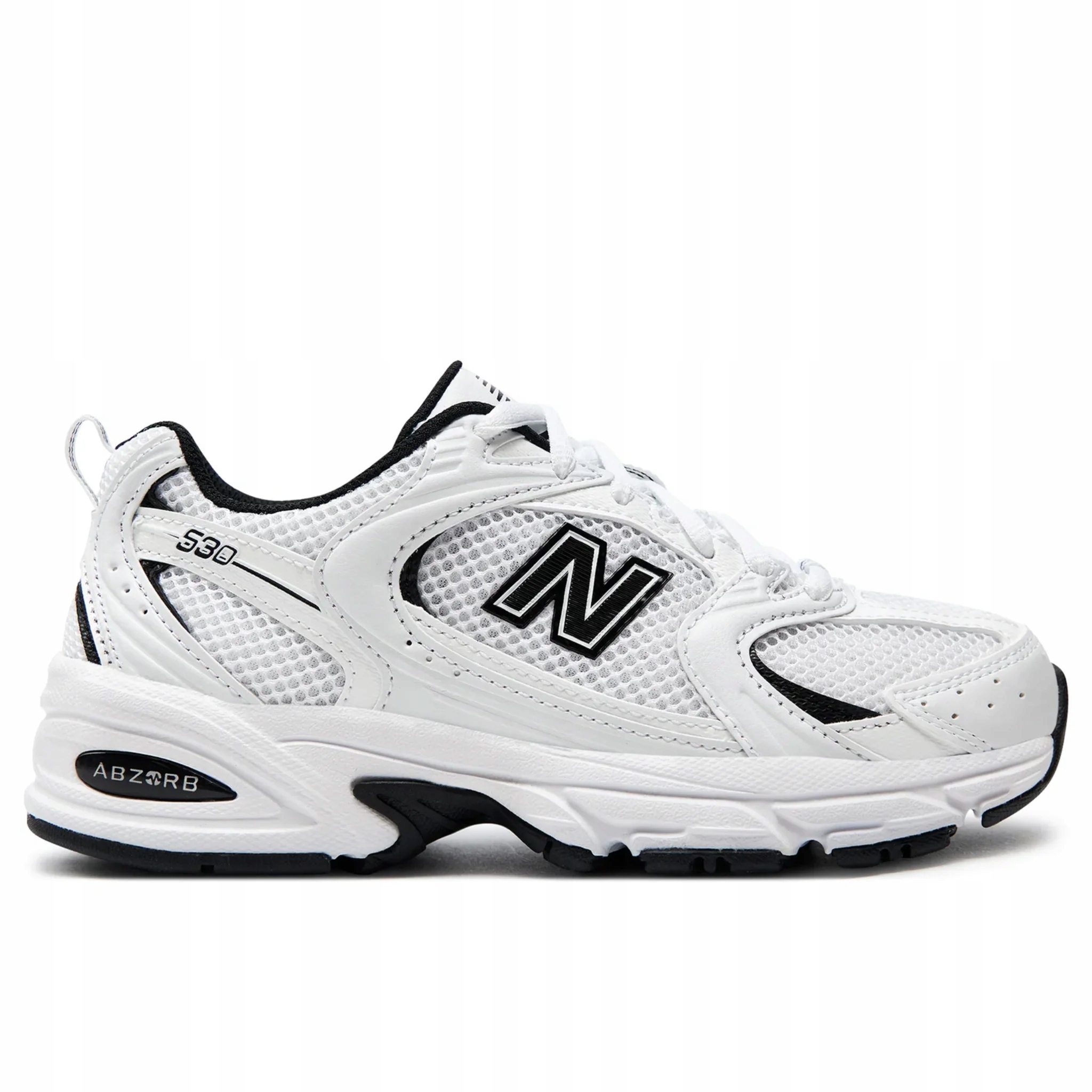 New Balance 530 Białe Czarne Damskie Buty Sportowe Sneakersy MR530EWB 38,5
