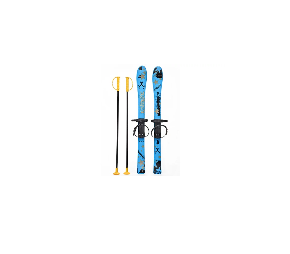 narty dziecięce + kijki 90cm — 5