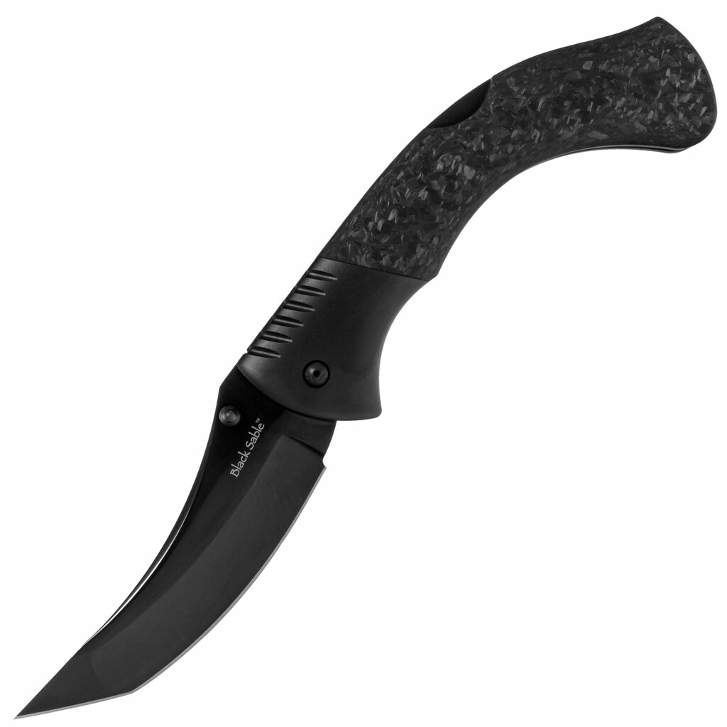 Nůž s klipem Edc Cold Steel Black Sable Cpm-xhp černý